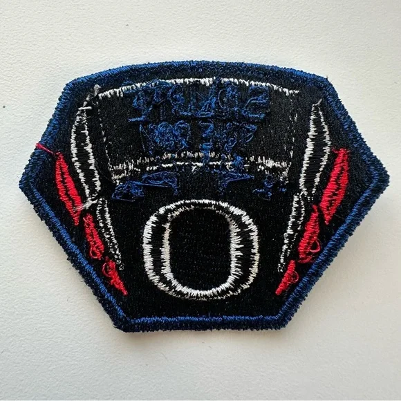 Oregon Ducks Football Salute The Day Military Authentic Hat Patch Blue Gray Red - Picture 7 of 9